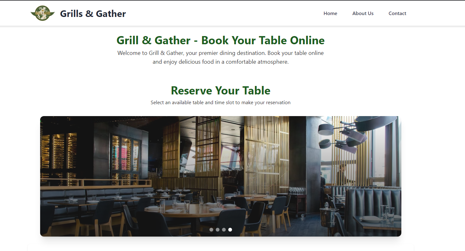 Restaurant Table Management